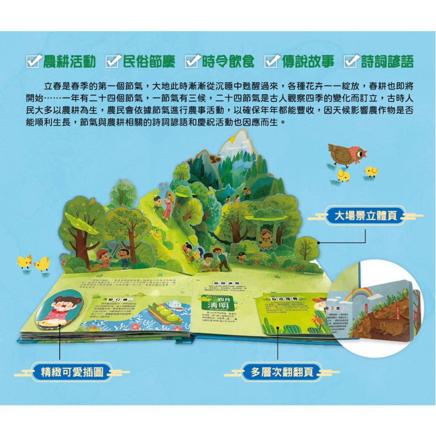 我們的二十四節氣【春耕】：立春、雨水、驚蟄、春分、清明、穀雨