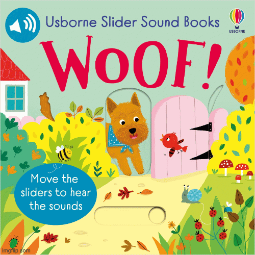 Usborne WOOF! Slider Sound Book 小動物鳴叫聲！滑動發聲書