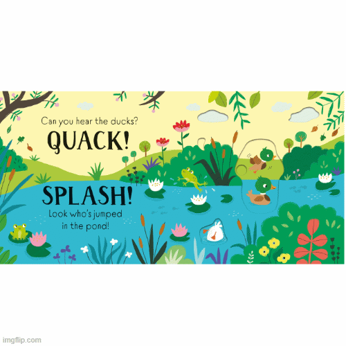 Usborne WOOF! Slider Sound Book 小動物鳴叫聲！滑動發聲書