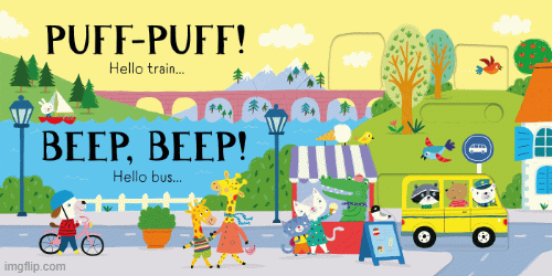 Usborne VROOM! Slider Sound Book 交通工具嗚嗚響！滑動發聲書