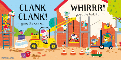 Usborne RUMMBLE! Slider Sound Book 建築工地轟隆隆！滑動發聲書