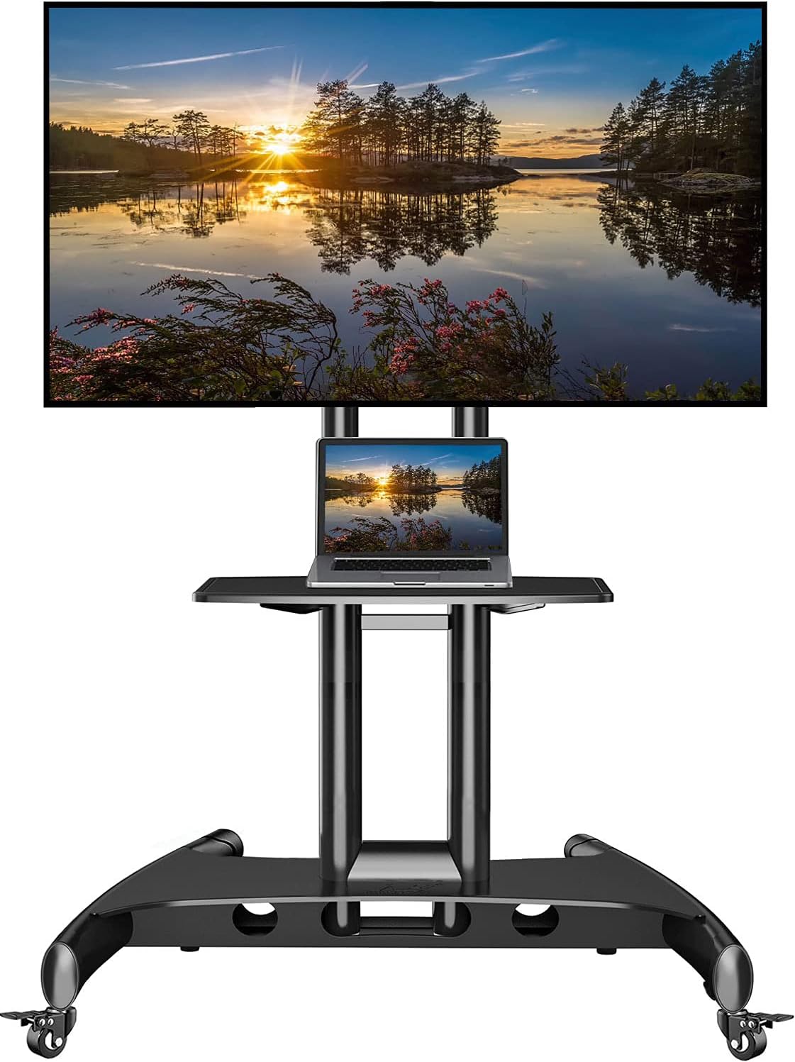 Mobile TV Monitor Stand with Wheels 移動式電視顯示器支架