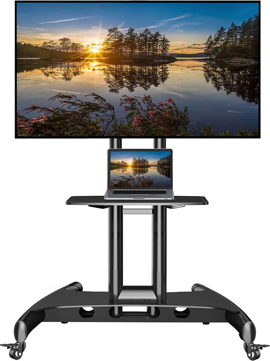 Mobile TV Monitor Stand with Wheels 移動式電視顯示器支架
