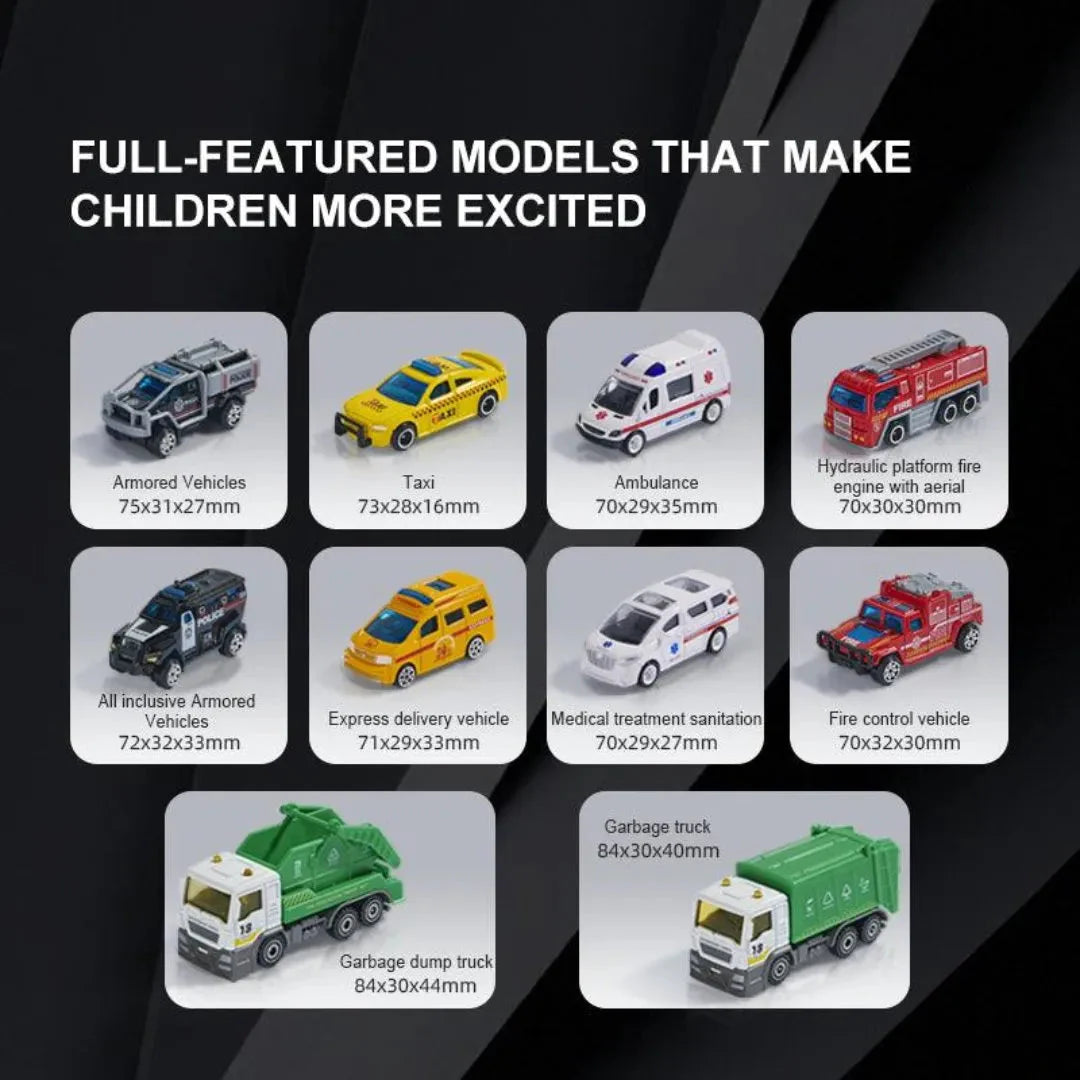 People Who Help Us Vehicles Set of 10架 城市中協助我們的交通工具