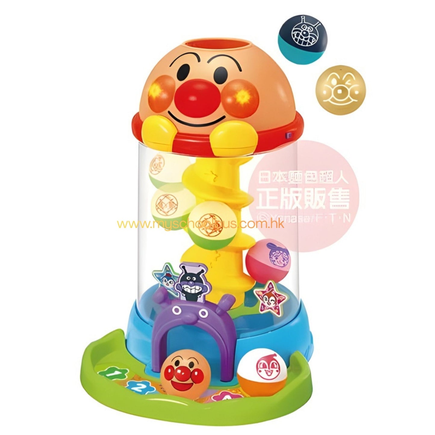 Anpanman Swirl Ball Drop 2026 抓抓滾滾聲光轉轉塔 附特典金色小球款