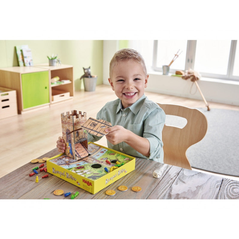 Haba 4461 Knuckling Knights Thinking & Active Game 騎士城堡 邏輯思考 反應遊戲