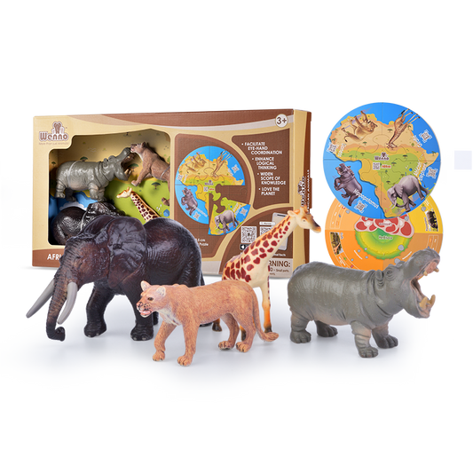 Wenno African Animals Playset 非洲動物套裝