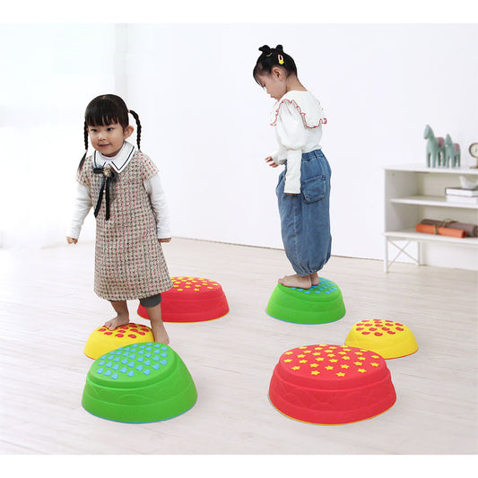 Up & Down Tactile Balance Colourful Stone, set of 6 起伏觸覺平衡石6個套組