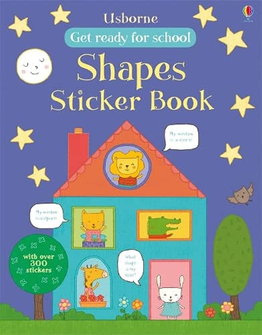 Usborne Get Ready for School Shapes Sticker Book 形狀 學前準備系列貼紙書