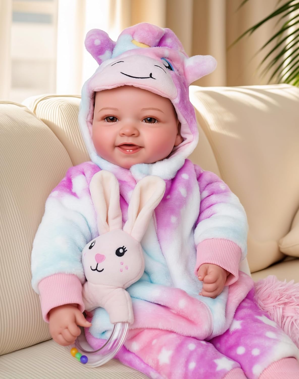 17-inch Large Realistic Cute Soft Body Baby Doll 寶寶娃娃 17 吋 真實可愛軟身娃娃