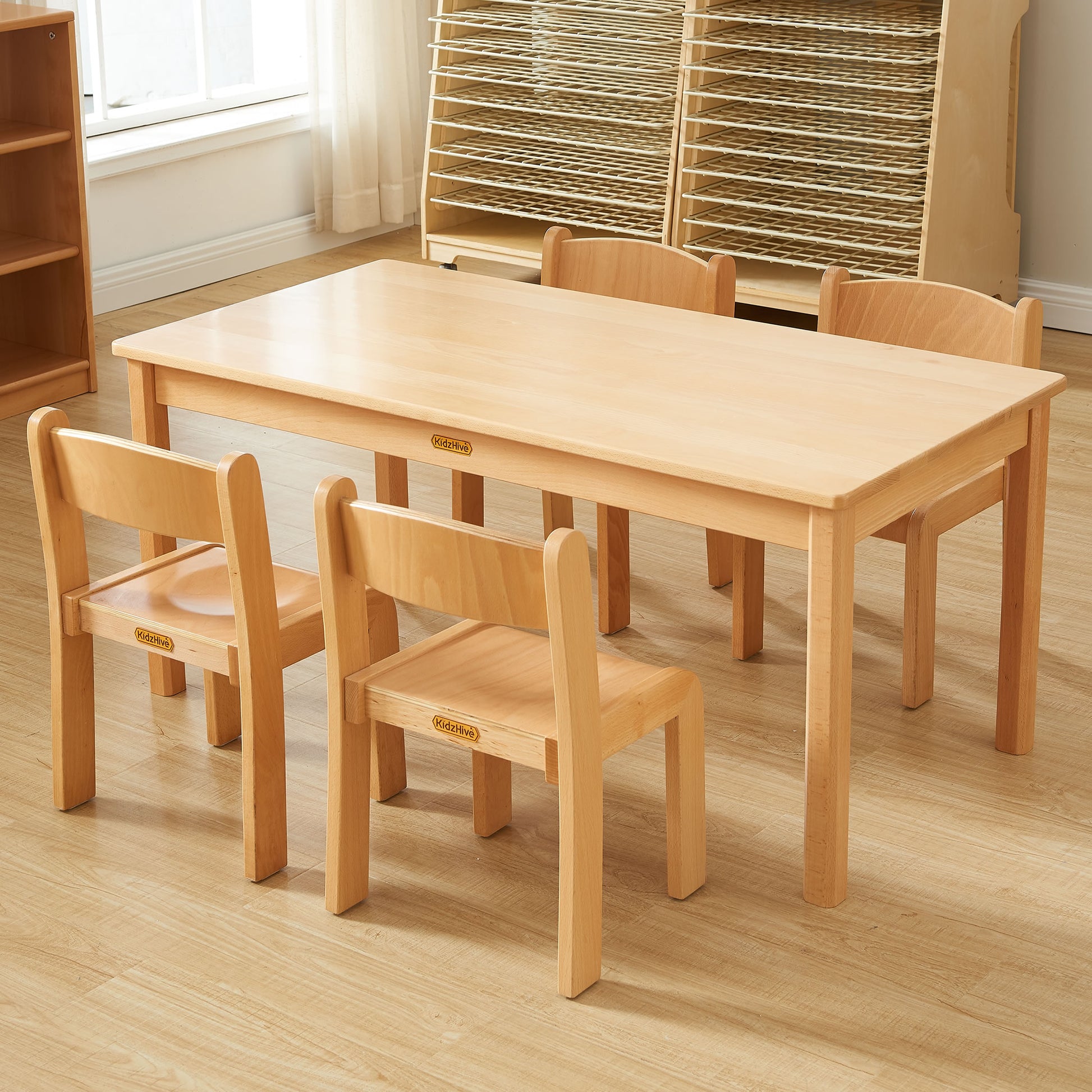 Masterkidz Beech Kids Rectangular Table L1200 x W600 天然櫸木長方形桌 – MY ...