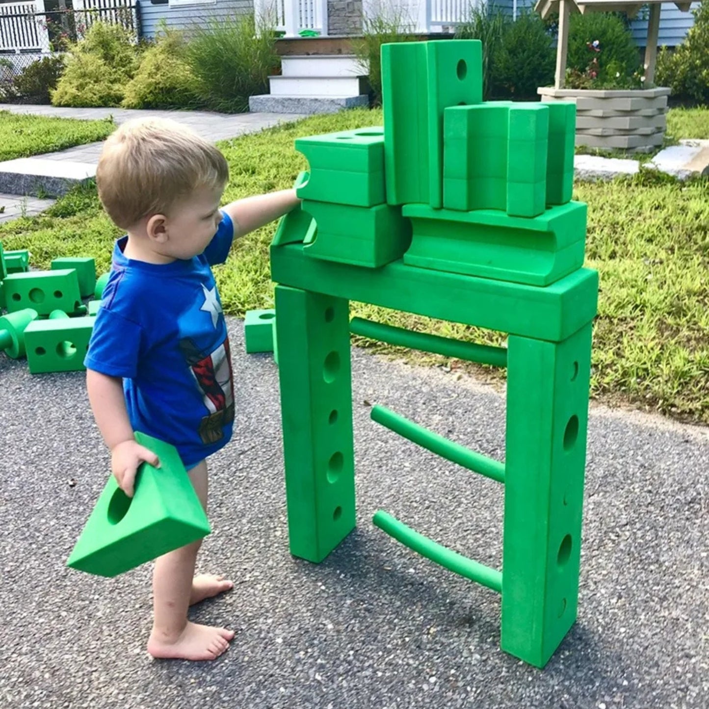 Big Green Blocks 巨型綠色 EVA 泡沫積木組合 ASTM & CPSIA Safety Approval