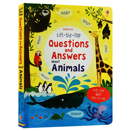 Usborne Lift-the-flap Questions and Answers about Animals 動物 問答百科翻翻書