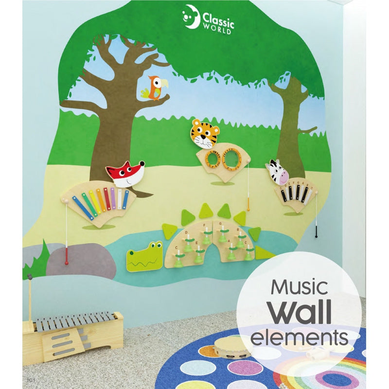 Wall Element Zebra Xylophone Musical Board 斑馬木琴樂牆面遊戲板