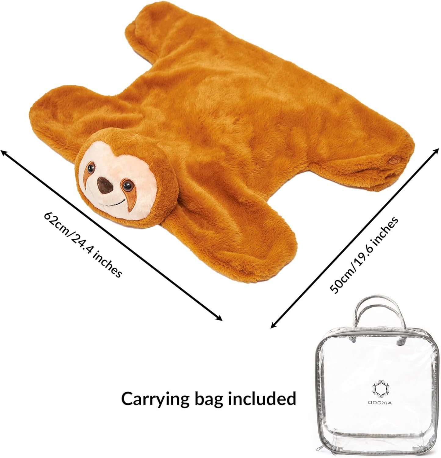 2.3kg Premium Weighted Sensory Lap Pad – Calming Fidget Plush Sloth for Anxiety and Focus 小樹懶重力感官安撫玩偶