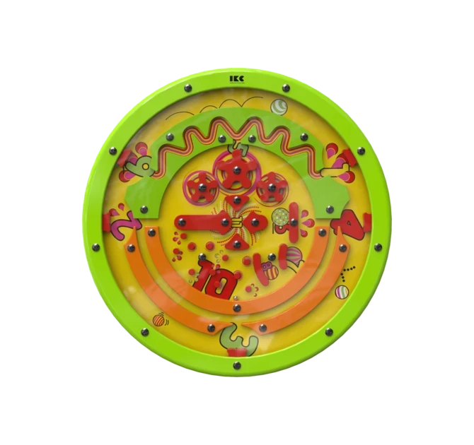 Spinball Wooden Wall Game Module 旋轉彈珠迷宮兒童感統壁掛式木製遊戲板