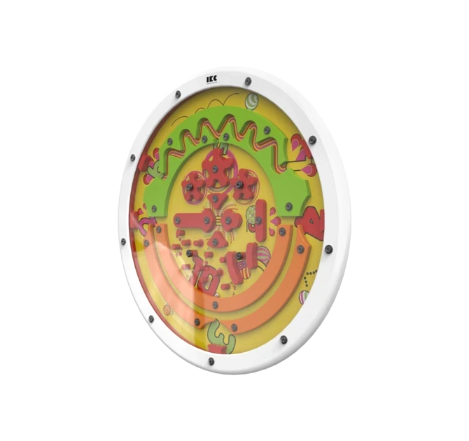 Spinball Wooden Wall Game Module 旋轉彈珠迷宮兒童感統壁掛式木製遊戲板