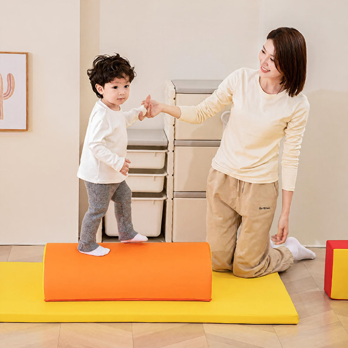 Climb & Play Soft Blocks ROY Color Set of 22 件 可自由組合 紅橙黃三色 感統體能訓練組合