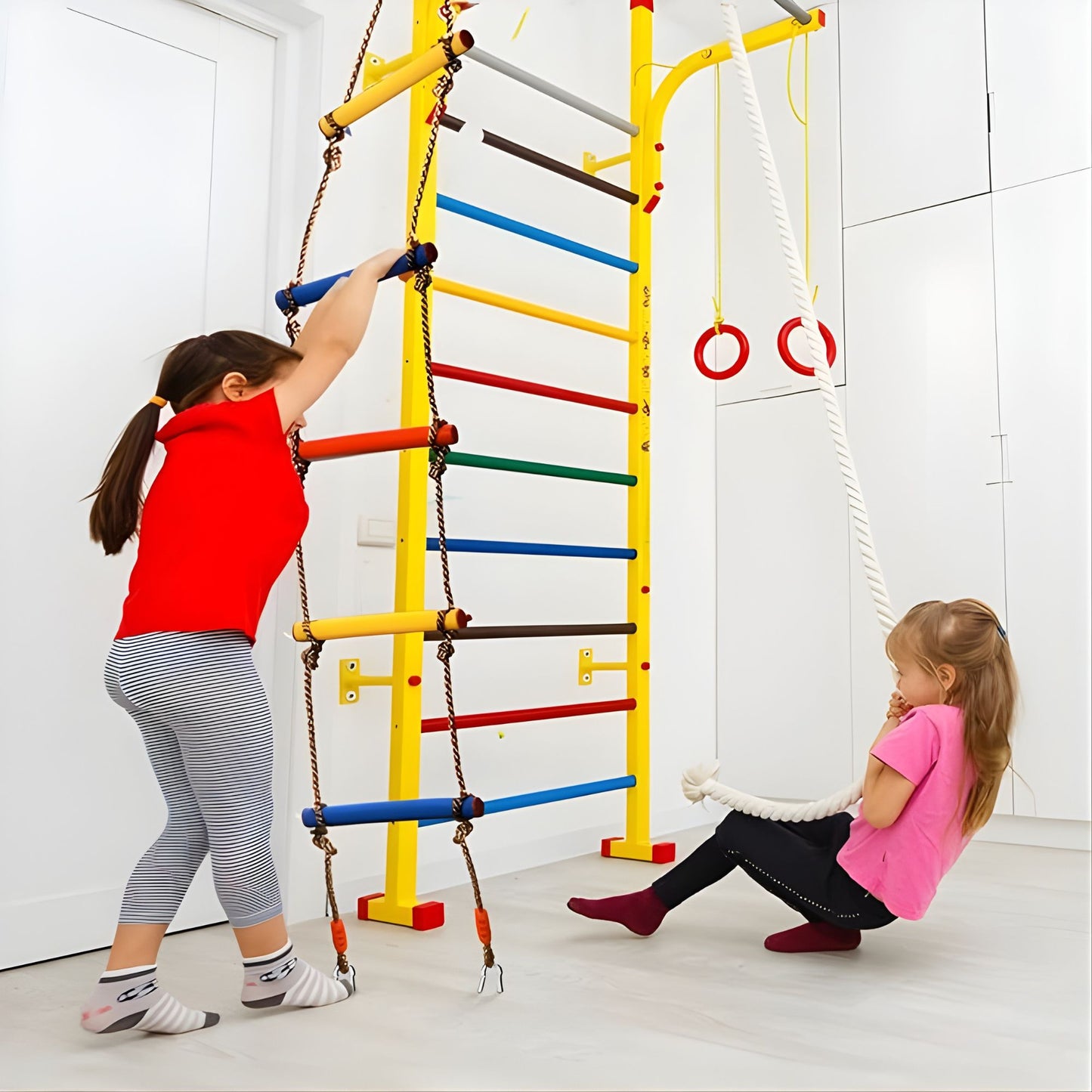 Climbing Rope Ladder 2m Max Load 100KG CPC Safety Approval 兒童安全攀爬繩梯