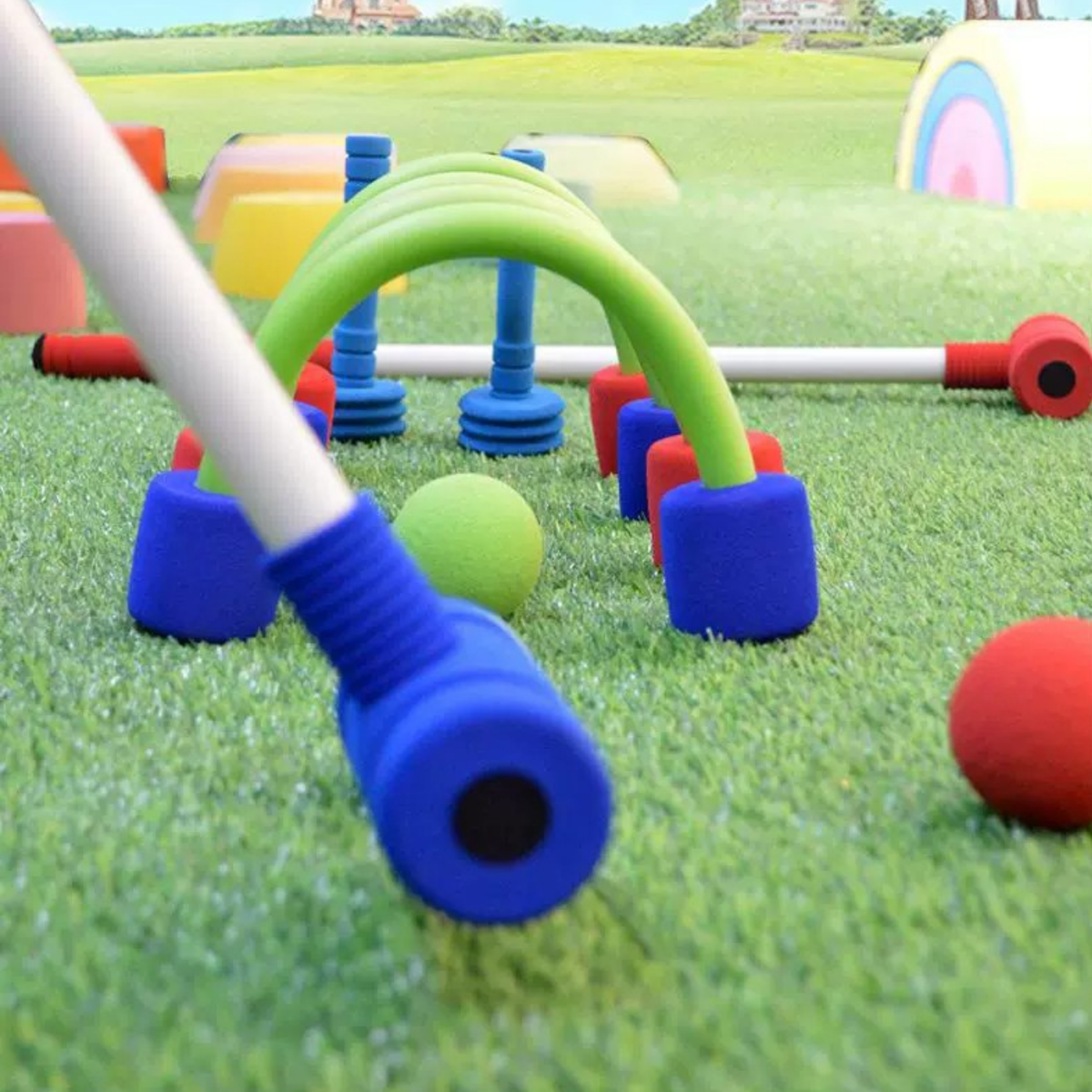 Soft Foam Croquet Play Set Color Random 軟體槌球套裝 顏色隨機