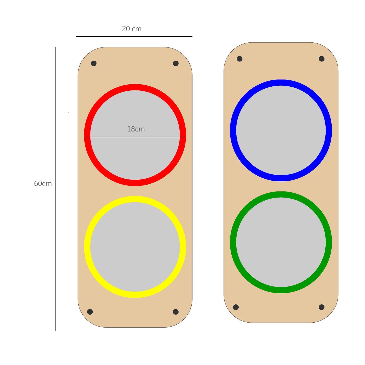 Custom Size Funny Mirror Set 訂製哈哈鏡 (可自定大小尺寸)