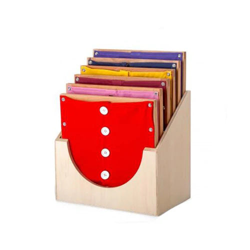 Kindermatic Montessori Dressing Frame Stand For 6 Frames 蒙特梭利 6格衣飾架子
