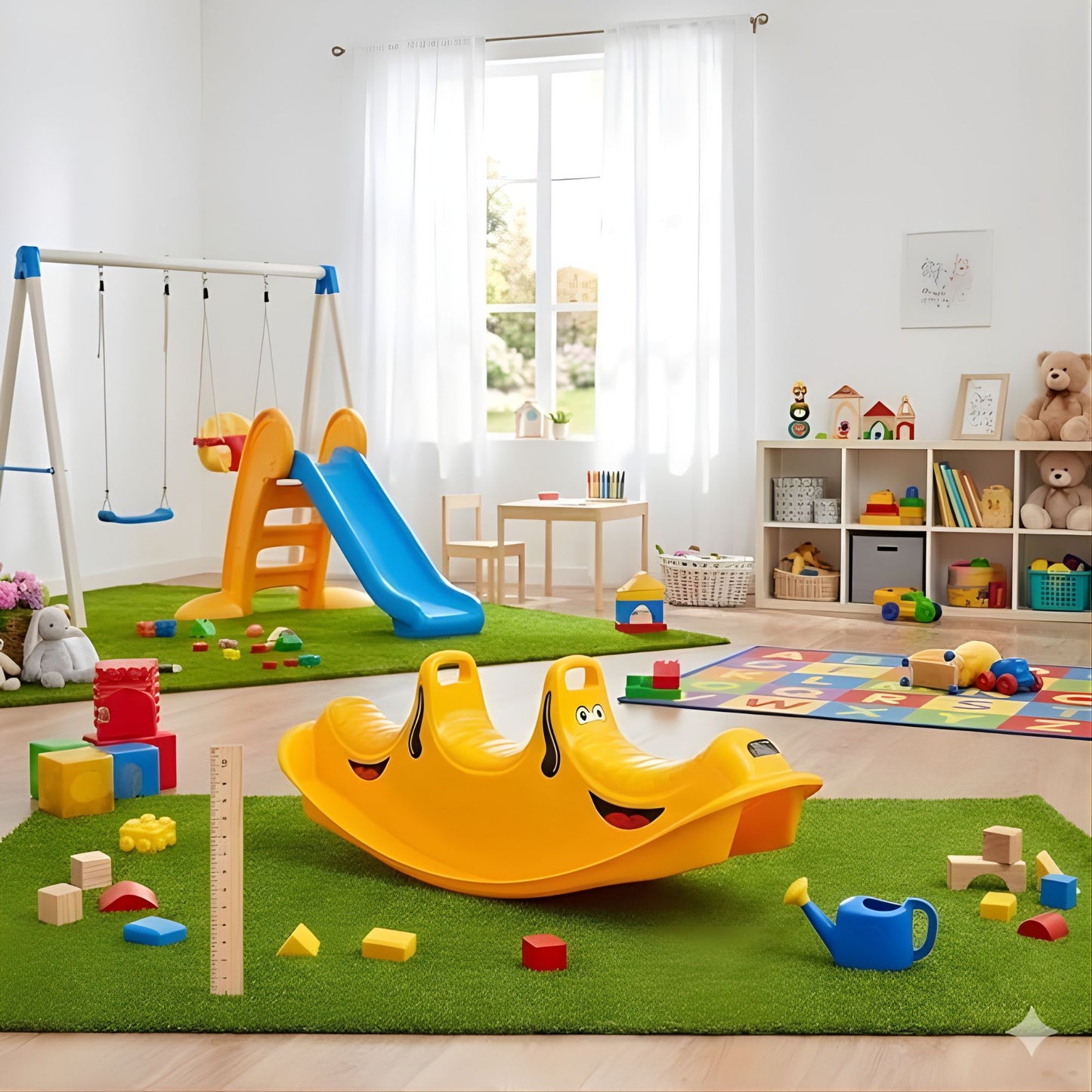 Dantoy Happy Dog Rocker 3-Seater Seesaw 大狗搖搖三人乘