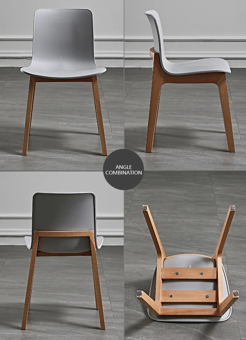 Torrian Chair 實木腿與優質塑料座椅