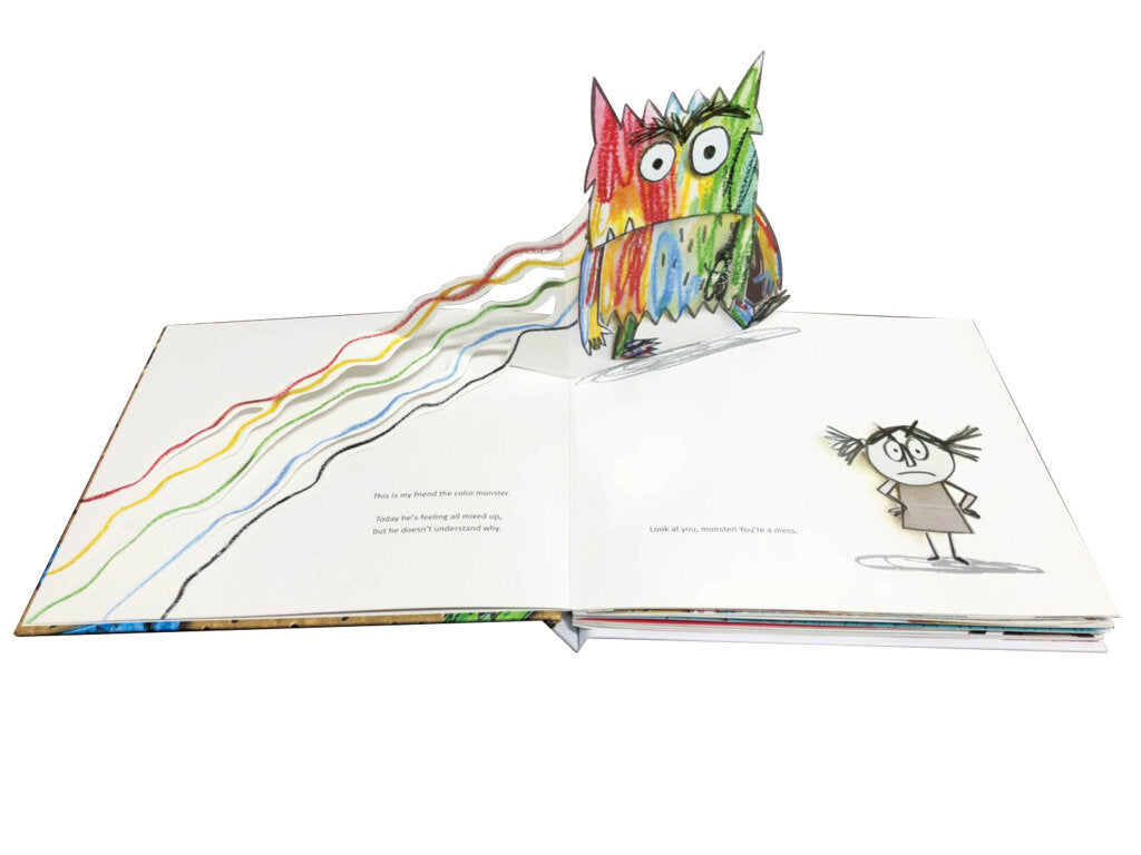 The Color Monster Pop-Up Picture Book 顏色妖怪 英文立體繪本