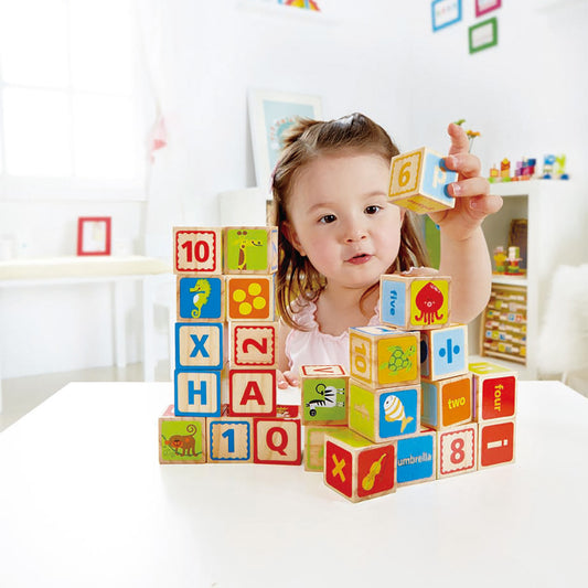 Hape ABC Blocks  多用啟蒙大積木