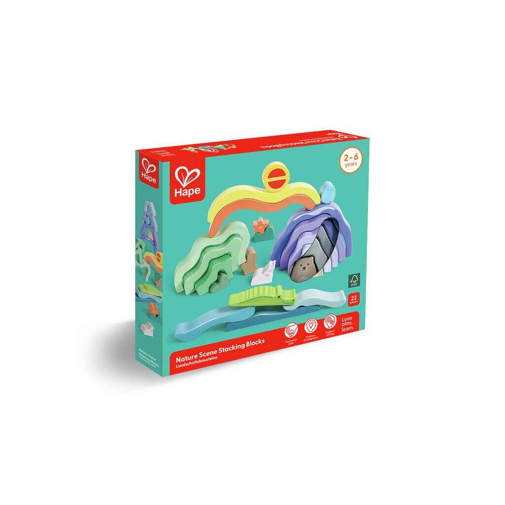 Hape Nature Scene Stacking Blocks  自然場景積木