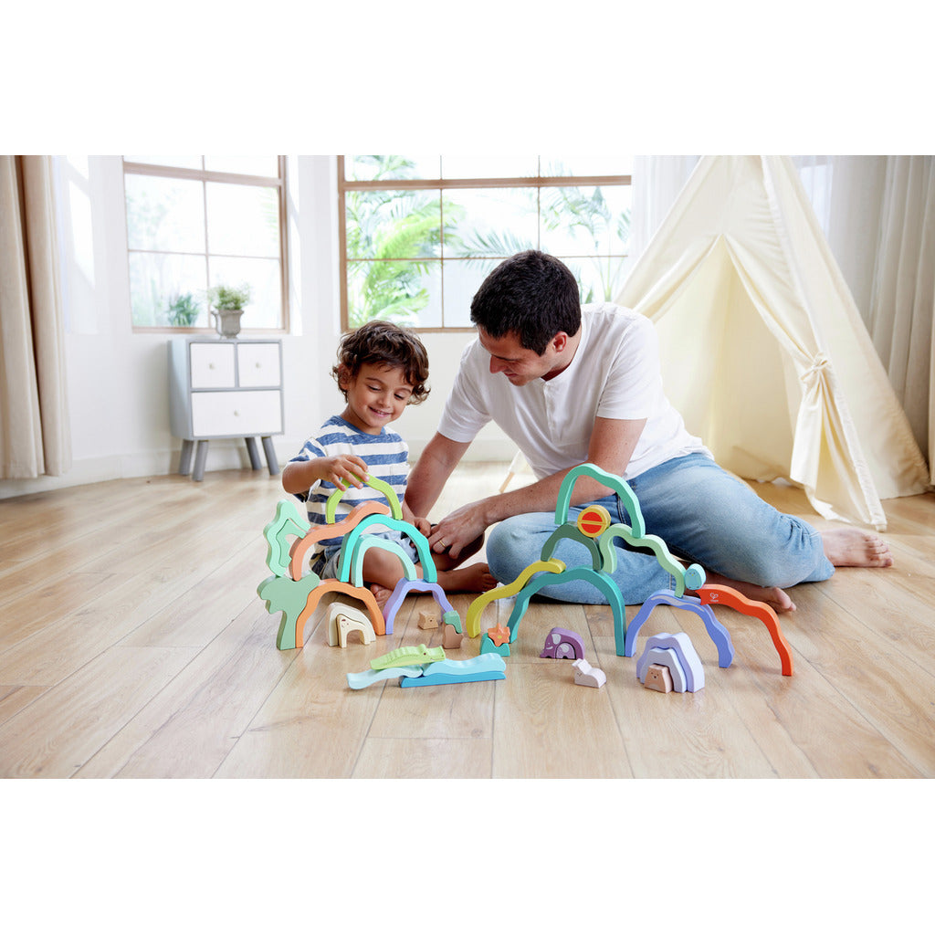 Hape Nature Scene Stacking Blocks  自然場景積木