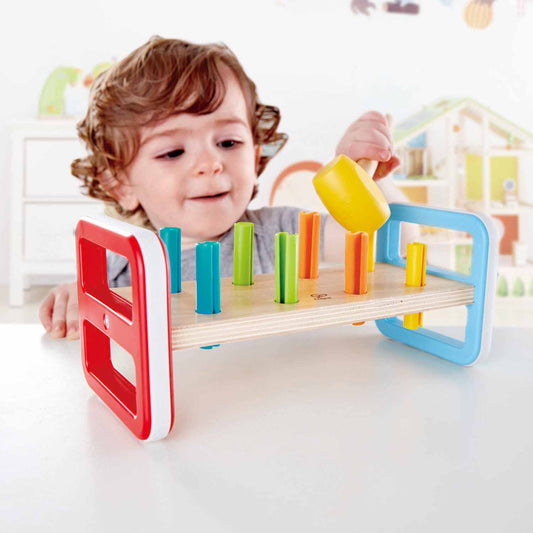 Hape Rainbow Pounder  彩虹敲棒台