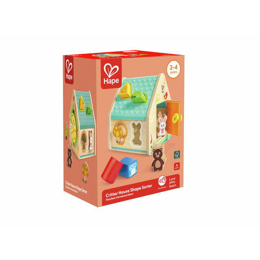 Hape Critter House Shape Sorter 動物形狀分類屋