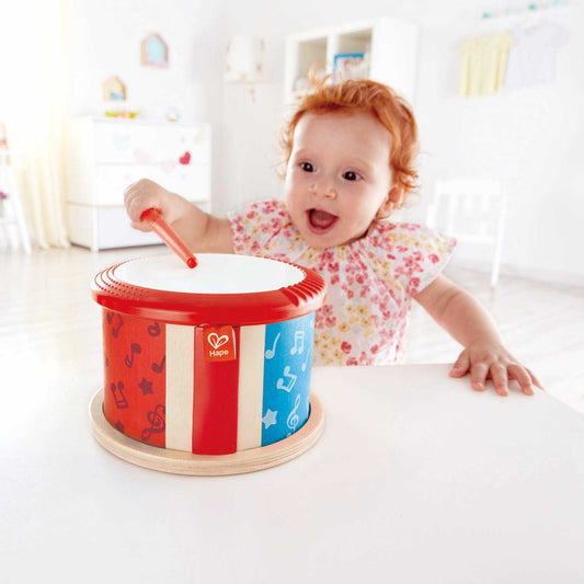 Hape Double-Sided Hand Drum  雙面樂感木鼓