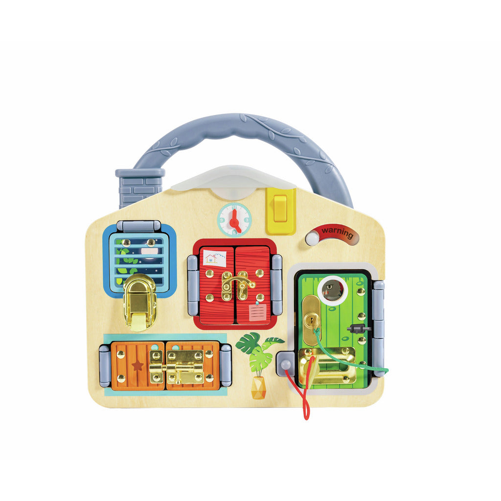 Hape Lock & Learn Playboard 多功能門鎖忙碌板