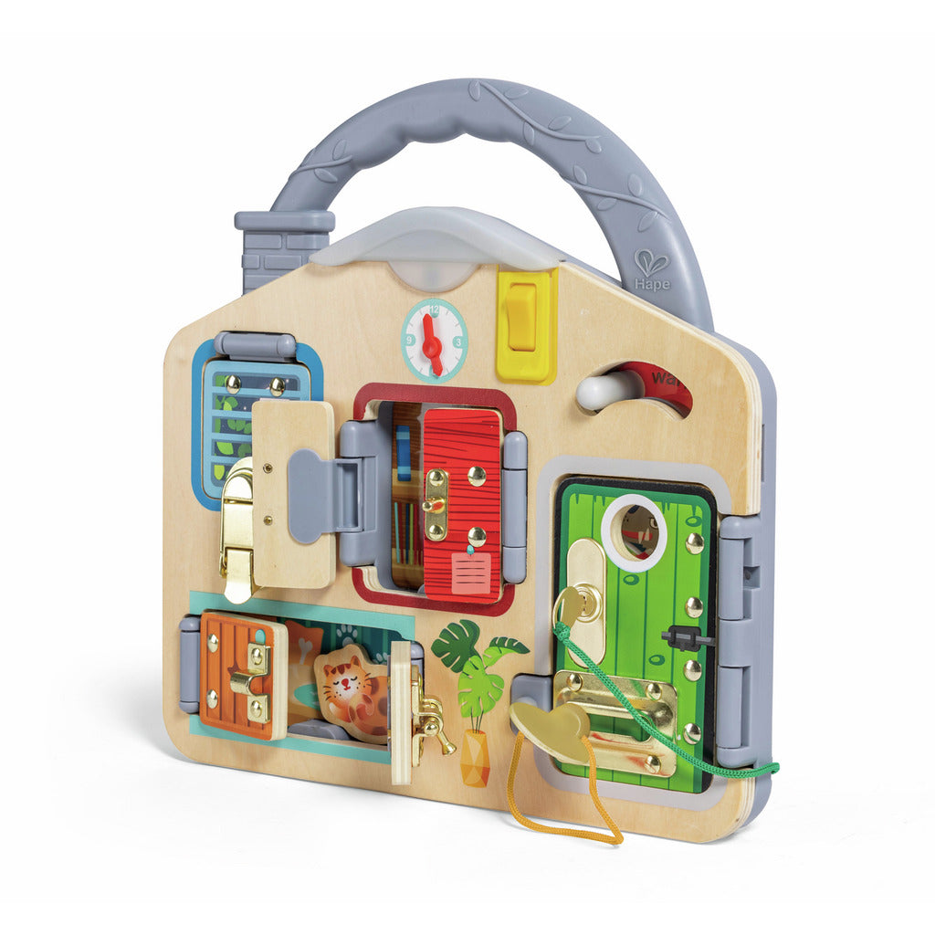 Hape Lock & Learn Playboard 多功能門鎖忙碌板