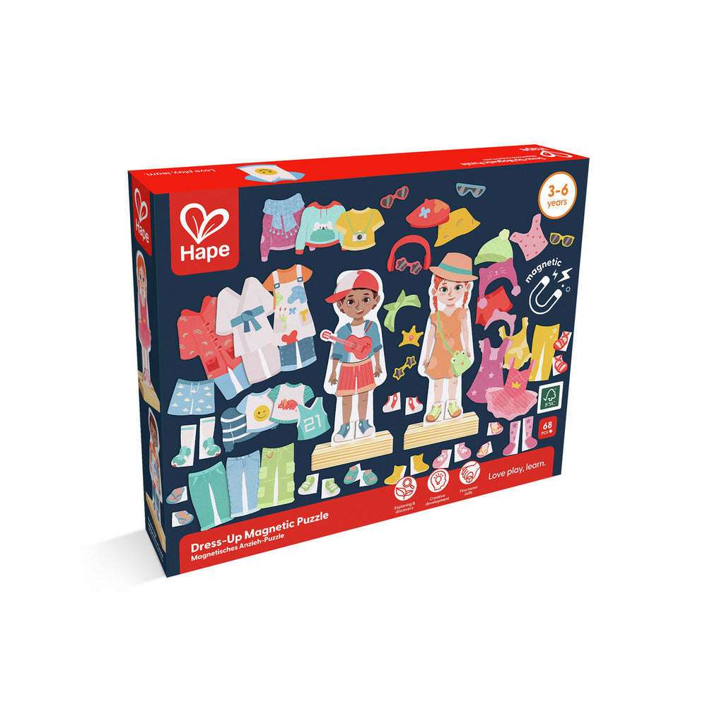 Hape Dress-Up Magnetic Puzzle 裝扮磁性拼圖