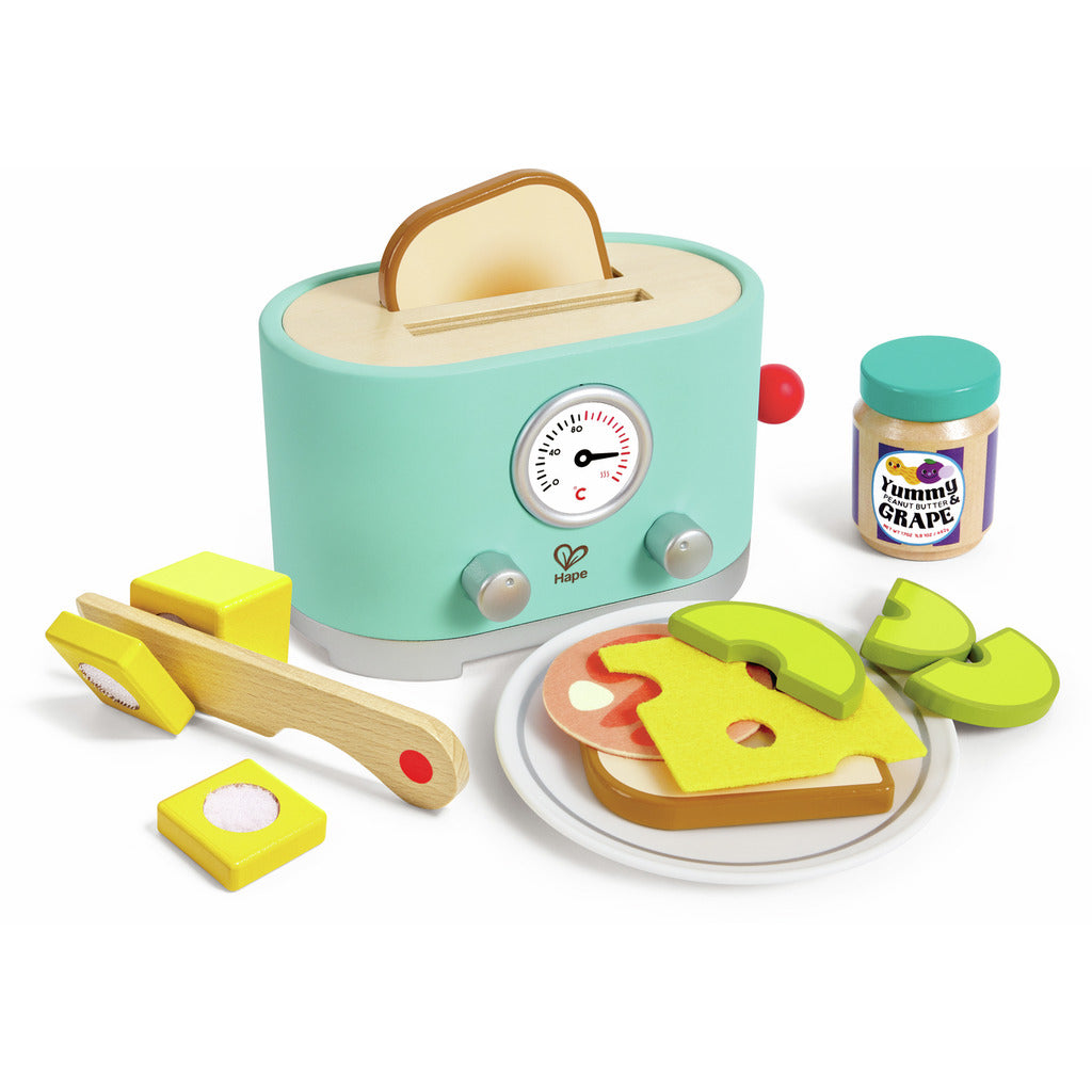 Hape Ding & Pop-up Toaster 叮噹和彈出式烤麵包機