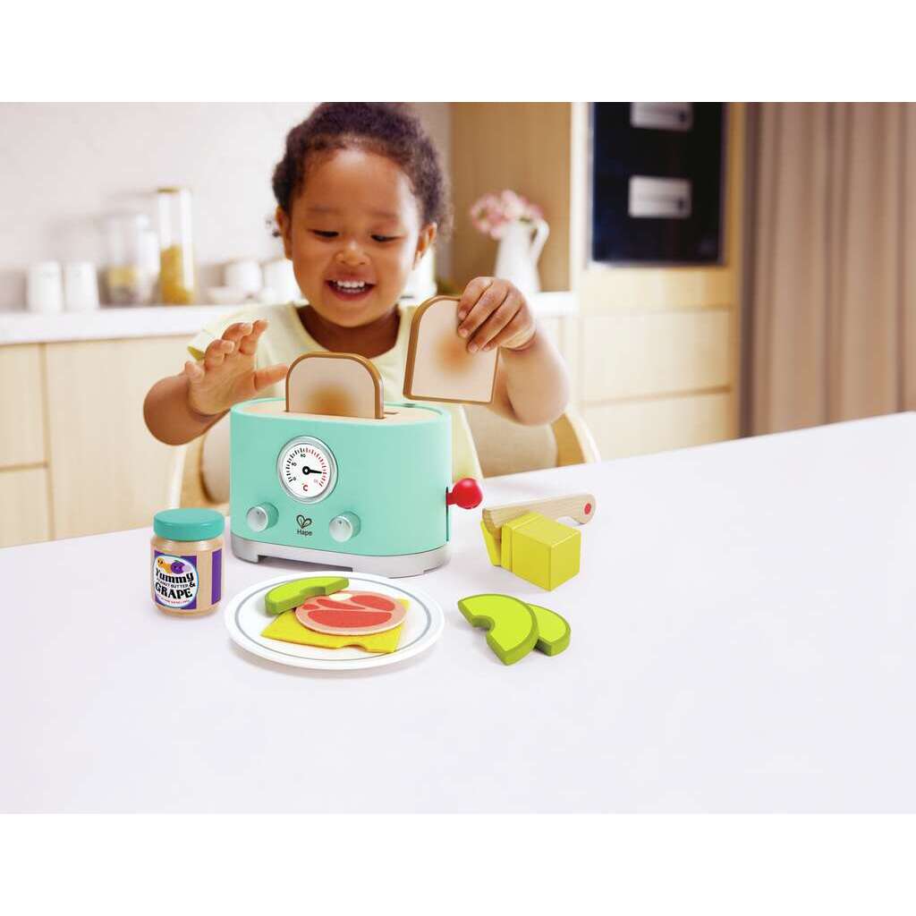 Hape Ding & Pop-up Toaster 叮噹和彈出式烤麵包機