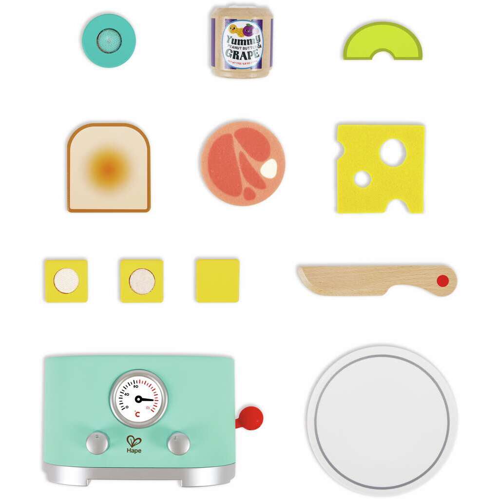 Hape Ding & Pop-up Toaster 叮噹和彈出式烤麵包機