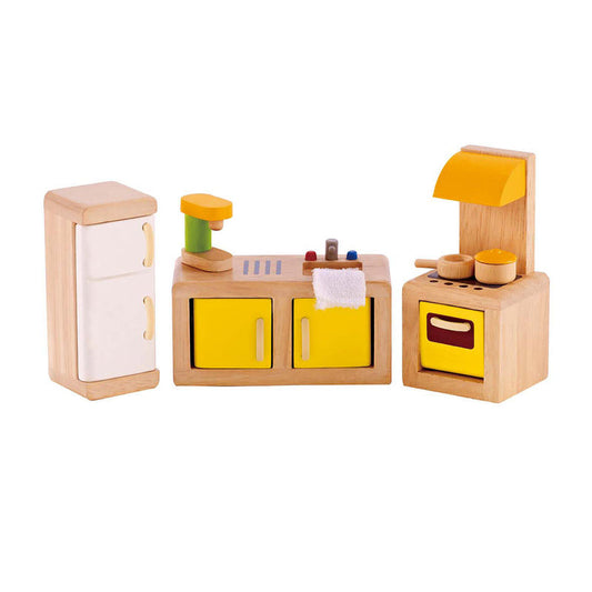 Hape Doll House Furniture- Kitchen Set 娃娃屋迷你家具廚房套裝