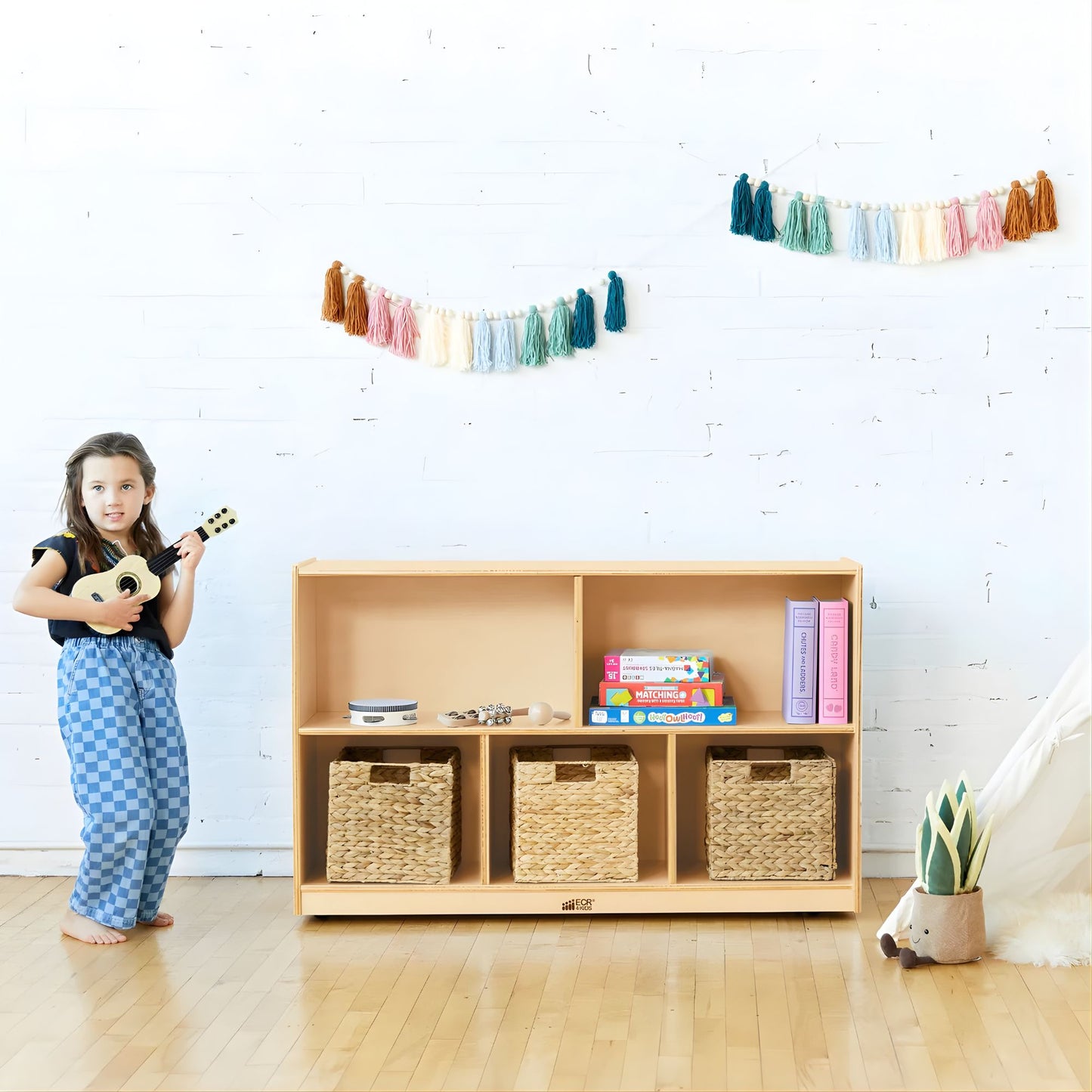 ECR4Kids 5-Compartment Mobile Storage Cabinet 五格移動式幼兒儲物櫃