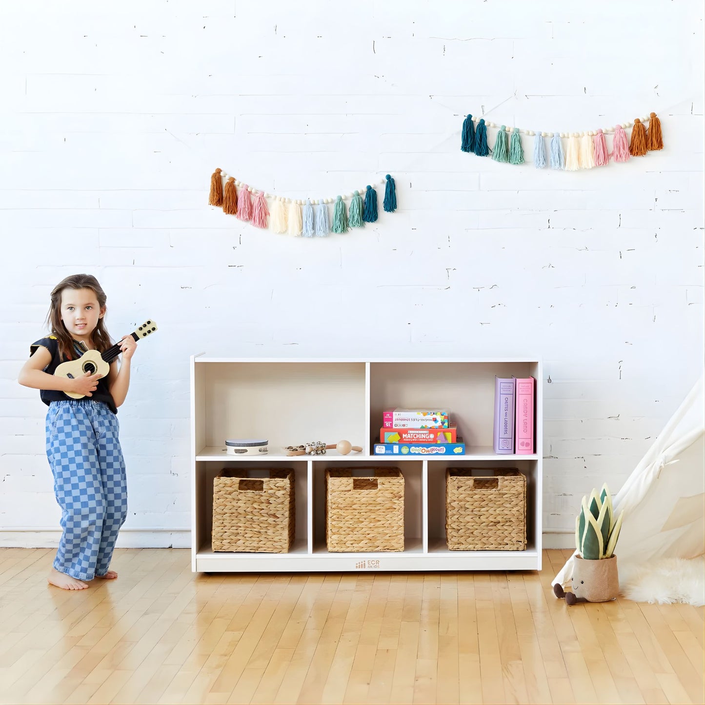 ECR4Kids 5-Compartment Mobile Storage Cabinet 五格移動式幼兒儲物櫃