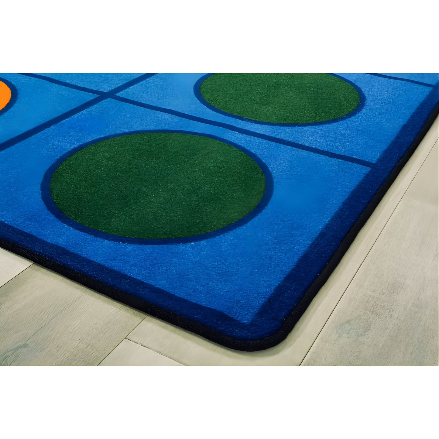 ECR4Kidz Seating Circles Rug | Classroom Organization and Literacy Carpet L183*W274cm 繽紛圓點定位地毯 | 學校專用課室秩序管理地毯