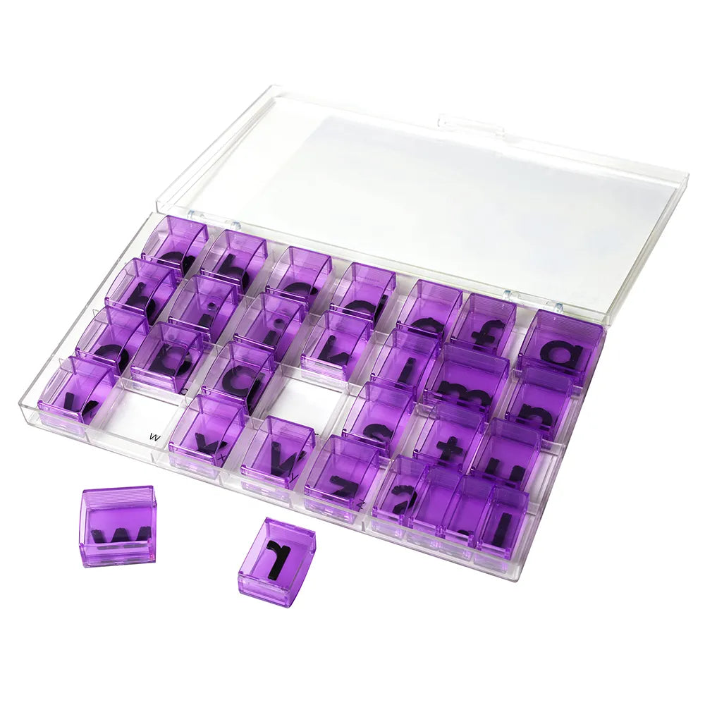 Educational Insights See & Stamp Jumbo Alphabet Transparent Stamps ¡X Lowercase 20 pieces