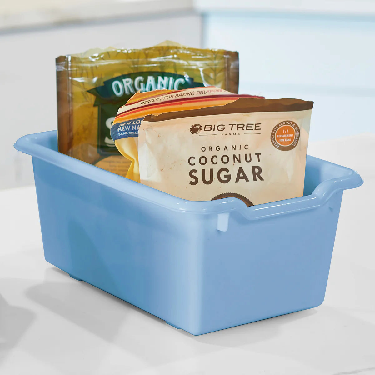 Scoop Front Storage Bin 240*203*127mm Set of 6 可疊塑料儲物箱