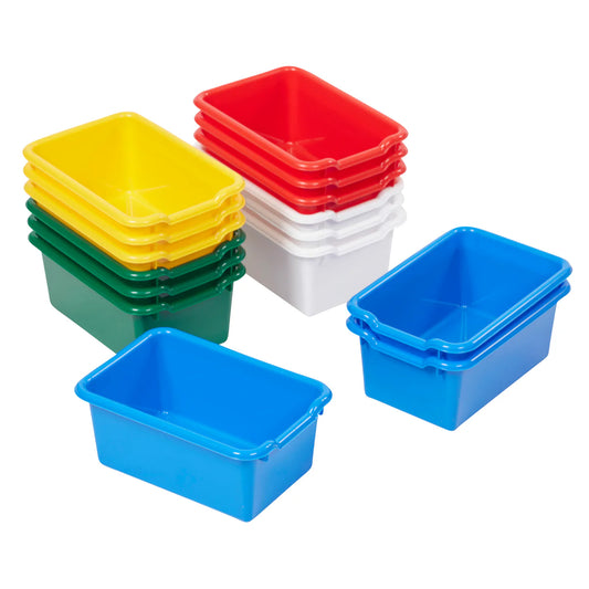 Scoop Front Storage Bin 240*203*127mm Set of 6 可疊塑料儲物箱