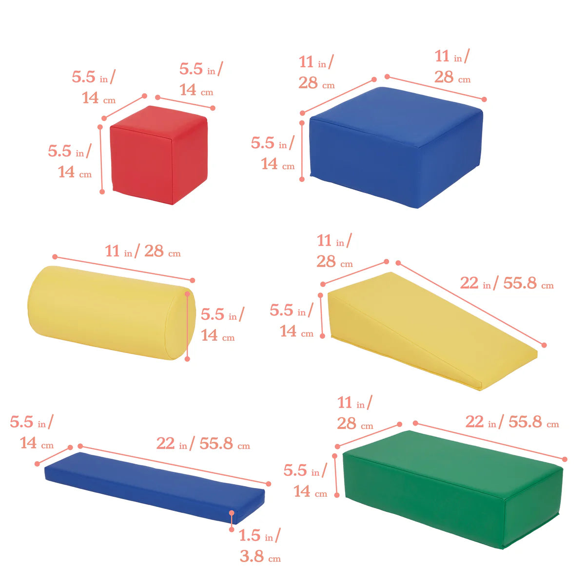 SoftZone Soft Builder Blocks Set of 16件 建築積木套裝