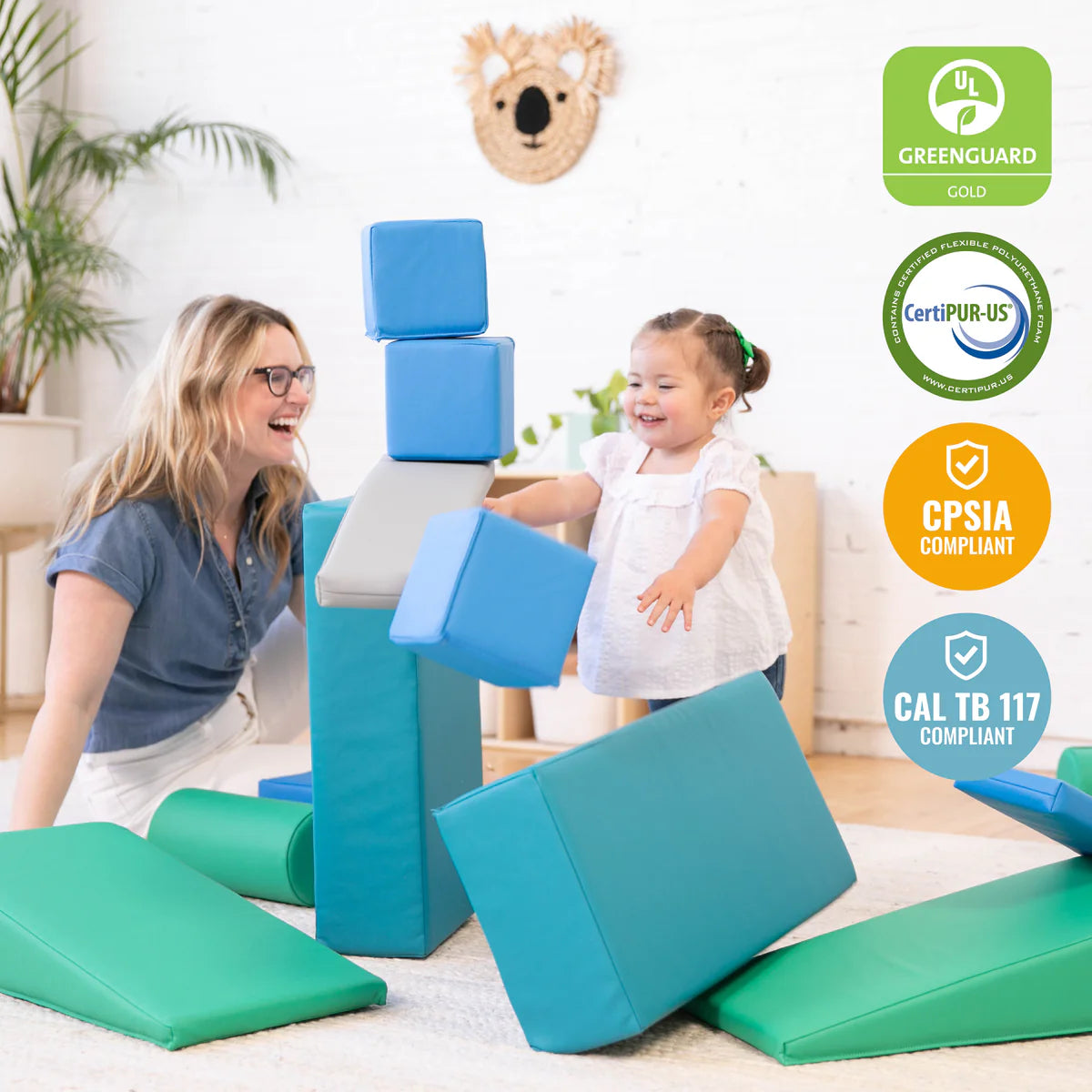 SoftZone Soft Builder Blocks Set of 16件 建築積木套裝